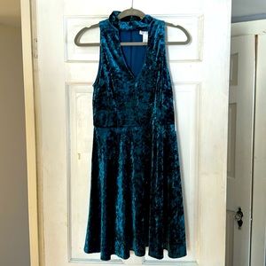 NWT Crushed Velvet dress